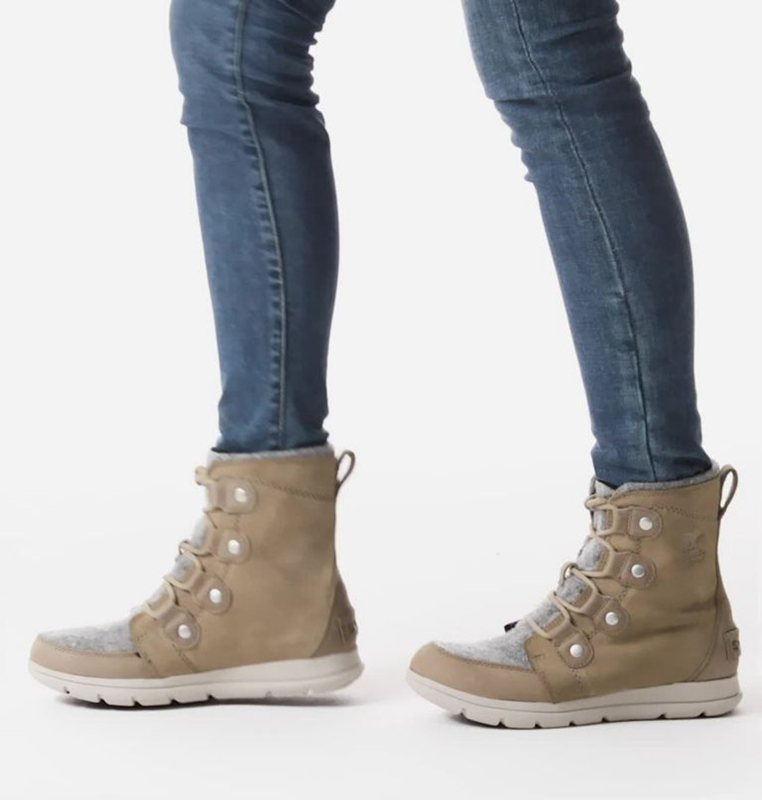 Sorel Dam Vinterkängor Khaki - Explorer™ Joan Låga - OAX-605138